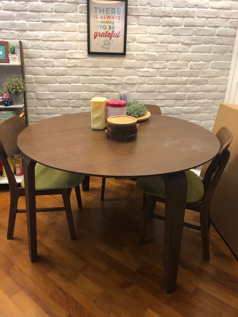 Picket & Rail Dining Table for sale, Furniture & Home Living, Furniture