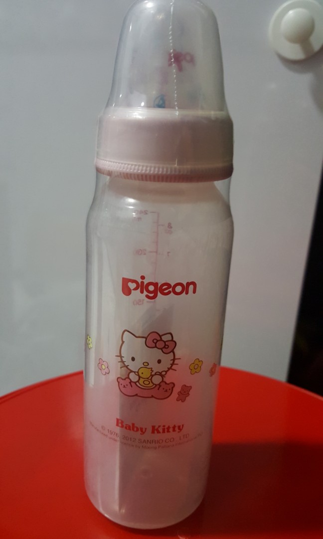 Pigeon Milk Bottle Hello Kitty Nursing Feeding Babies Babies Kids Nursing Feeding Breastfeeding Bottle Feeding On Carousell