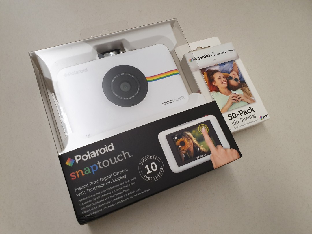 Polaroid Snap Touch White Bundle Photography Cameras Others On