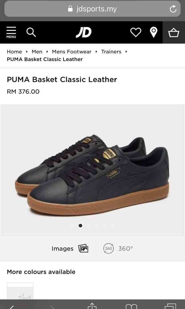 Puma basket classic gum deluxe jr 