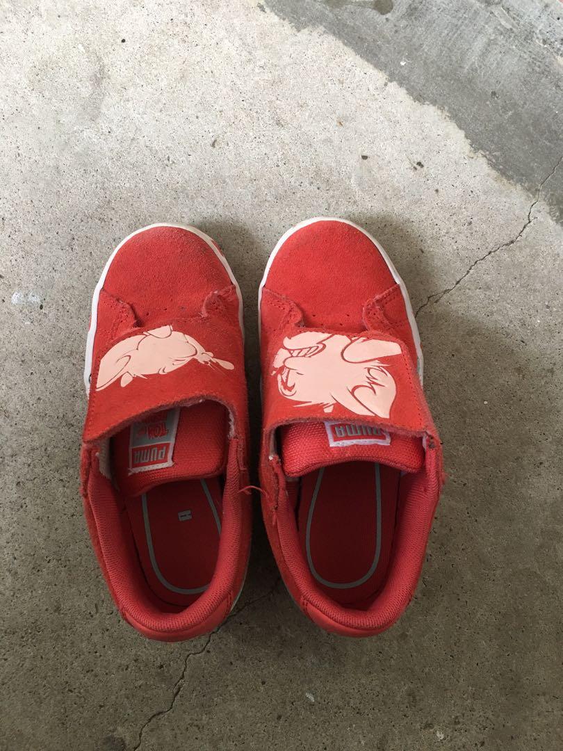 Puma red suede online