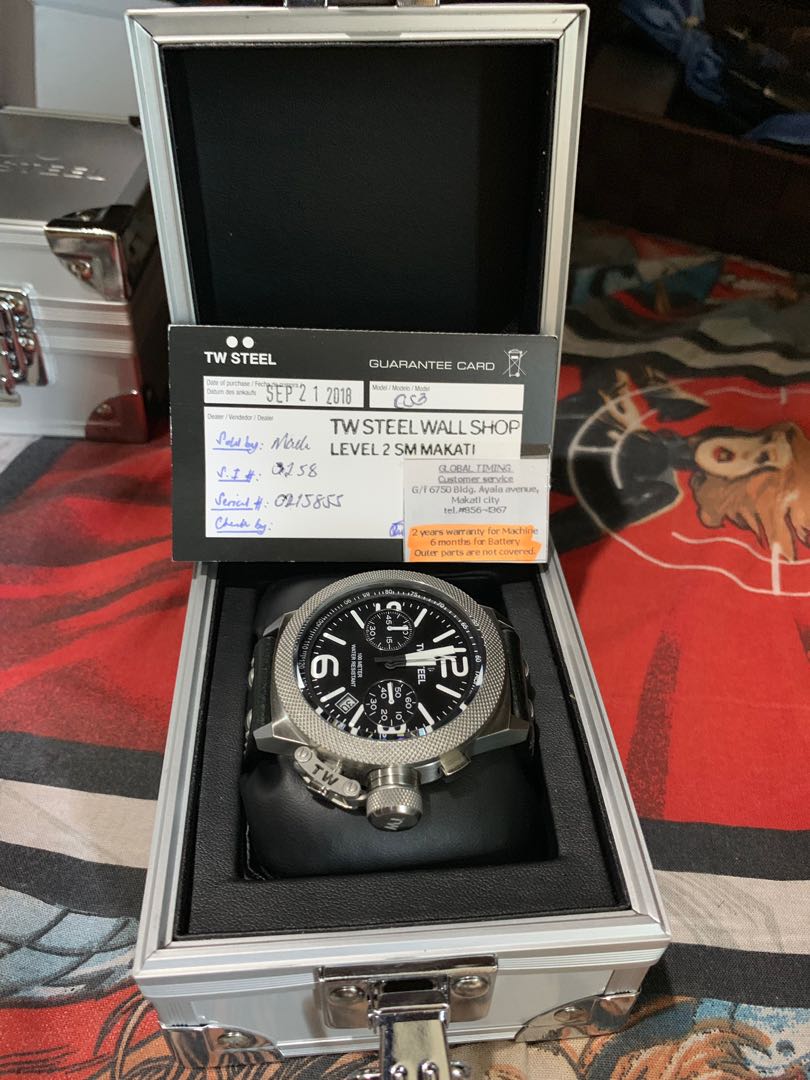 Rush Sale Tw Steel Original Watch With Receipt Luxury Watches On Carousell