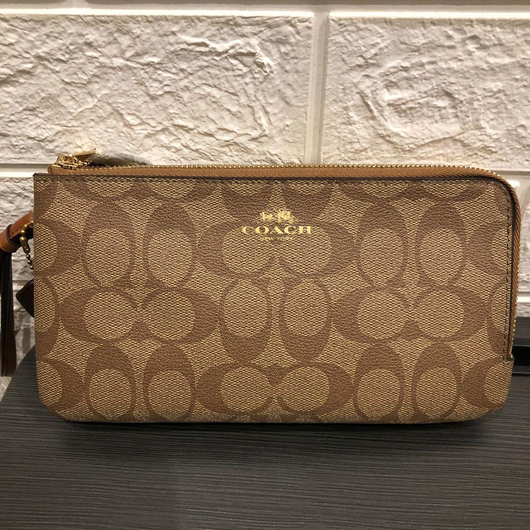 large coach wallet