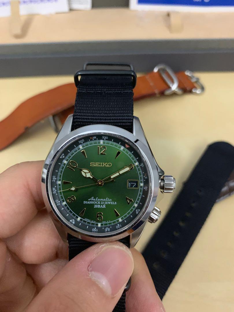 Seiko Alpinist (discontinued) Green, Men's Fashion, Watches & Accessories,  Watches on Carousell