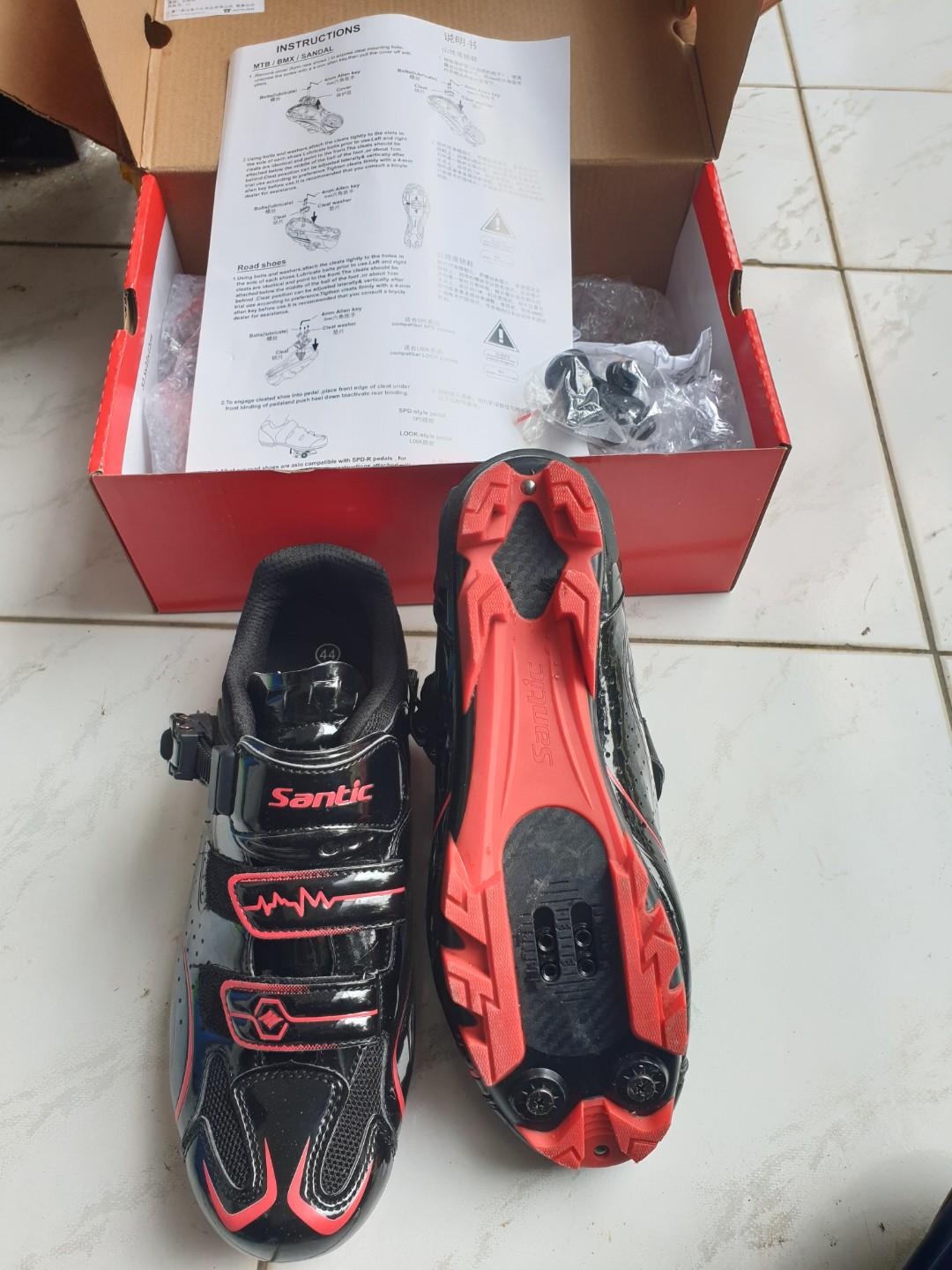 Sepatu Mtb Santic Cycling Shoes Tanpa Cleat Olah Raga Baju Olahraga Di Carousell