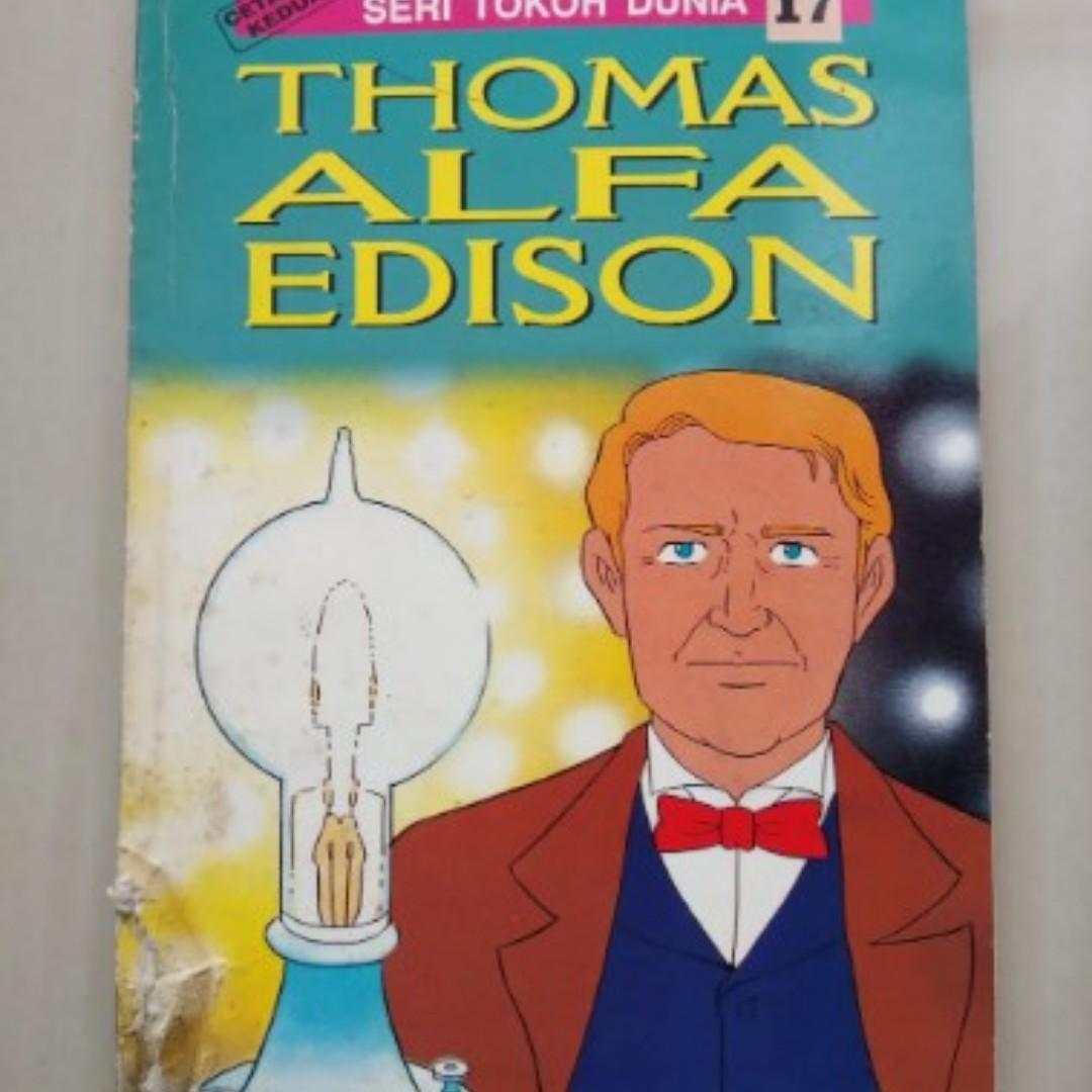 Seri Tokoh Dunia 17 Thomas Alva Edison Bmd Buku And Alat Tulis Buku