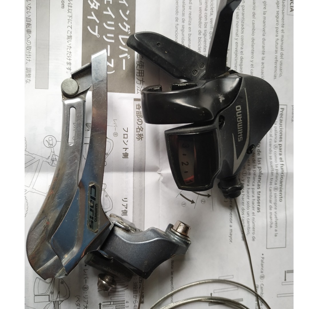 Shimano Acera M360 Front Shifter Shimano Claris Front Derailleur Derailer Bicycles Pmds Bicycles Others On Carousell