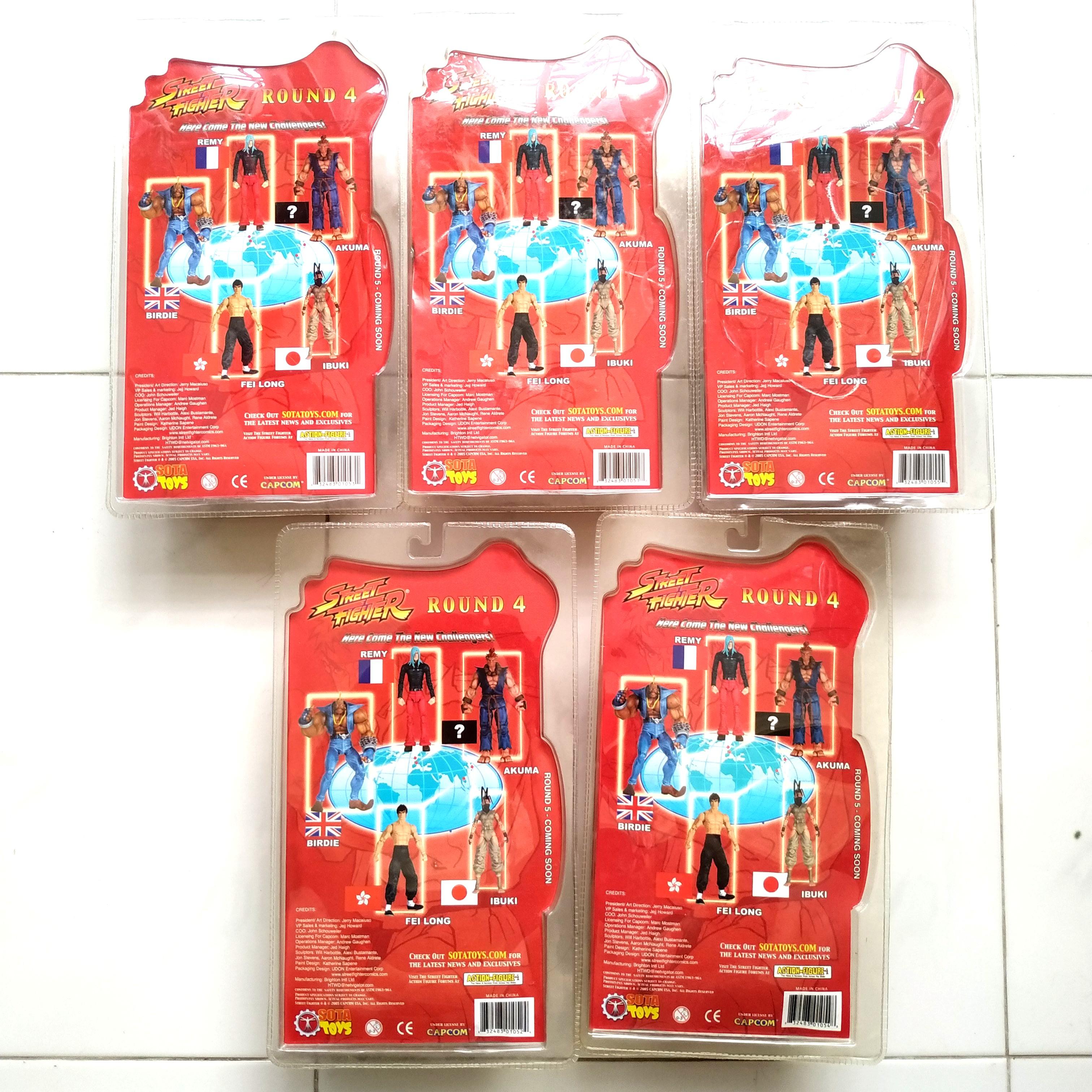 SOTA STREETFIGHTER ROUND 4 STREET FIGHTER SERIES 4 FULL SET IBUKI AKUMA ...