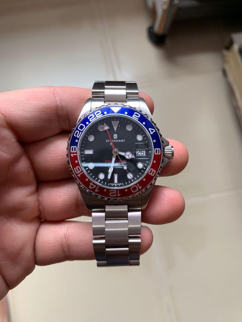 Steinhart Ocean Pepsi Blue Red 39mm