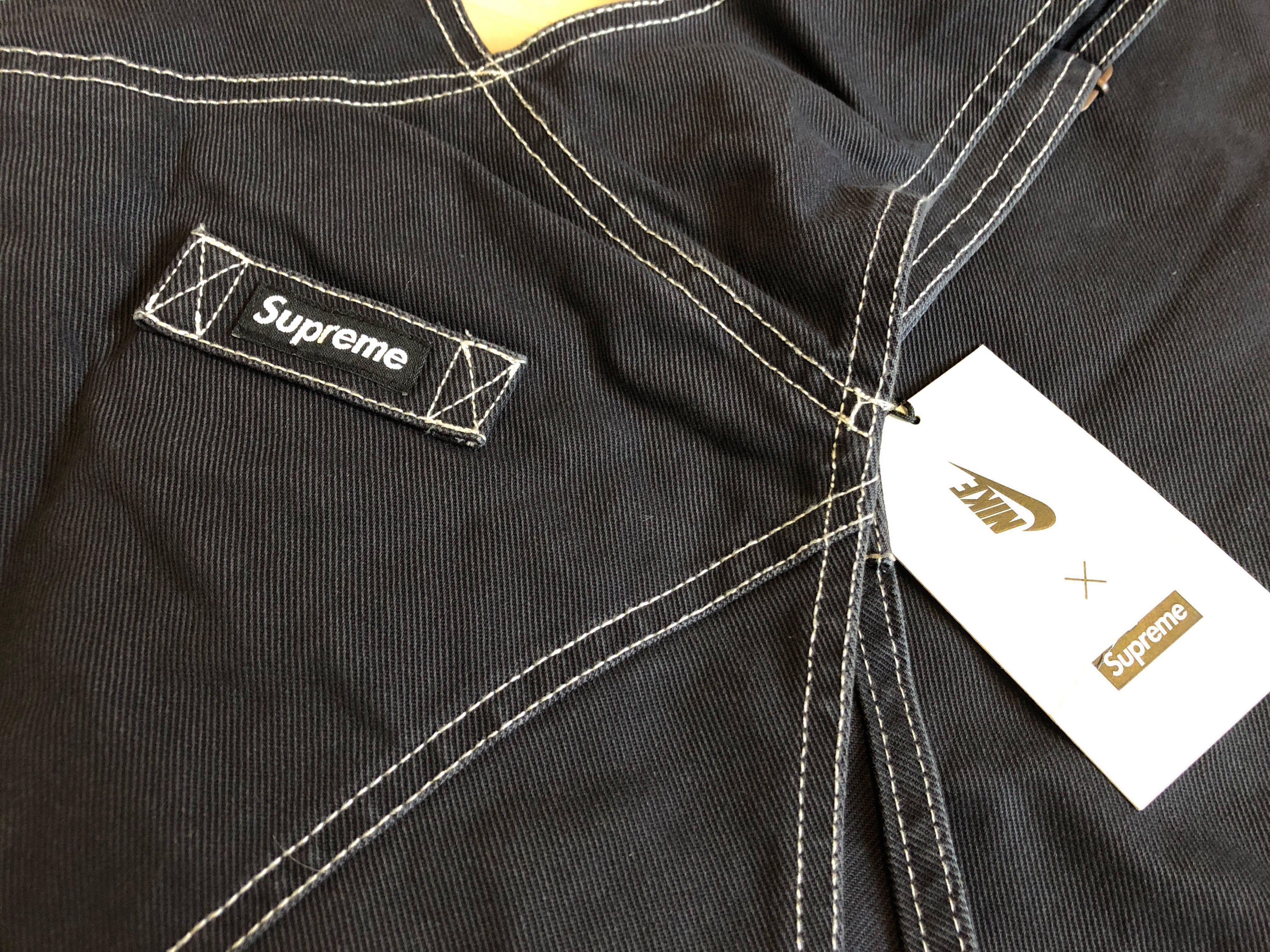 nike supreme overalls