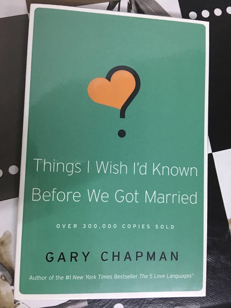 Things I Wish I D Known Before We Got Married Books Stationery