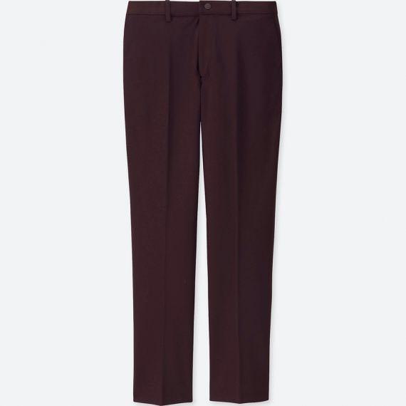 UNIQLO MEN Ezy Ankle Pants Ultra Stretch Dry EX 19 Wine Women s