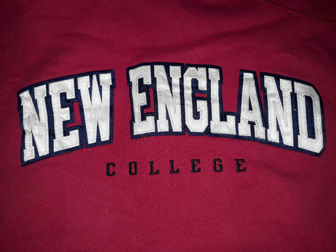 maroon college sweatshirt