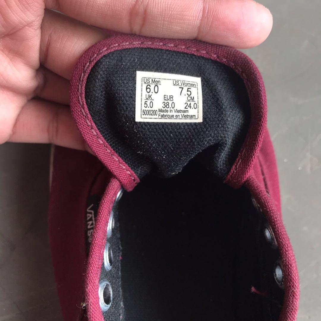 vans lo pro maroon