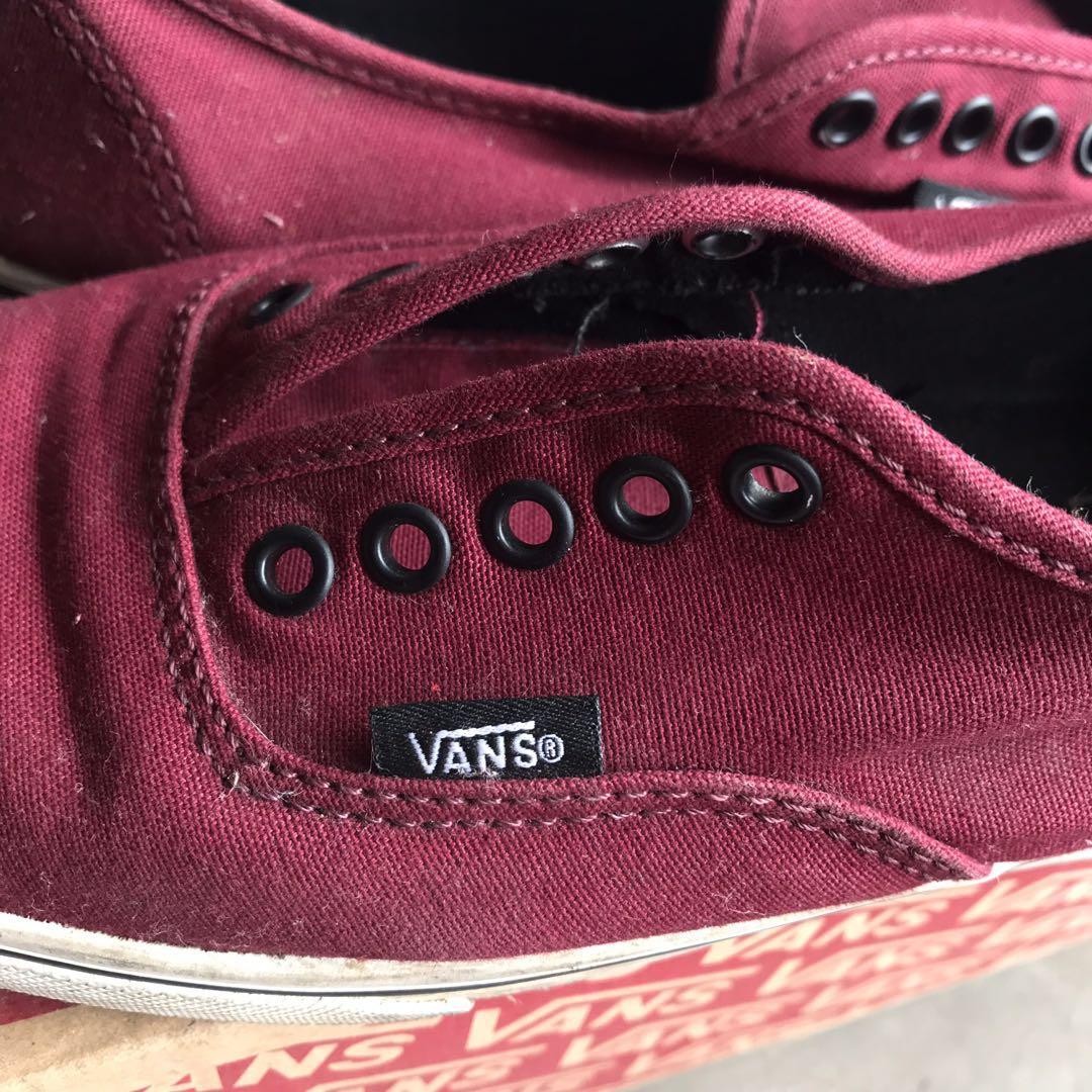 vans lo pro maroon