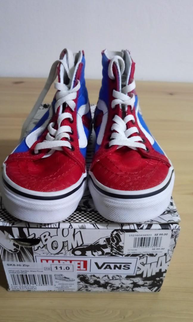 vans spiderman shoes kids