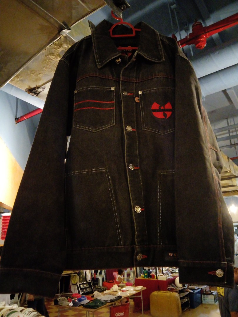 Official Wu Tang Clan Denim Jacket Men s Fashion Tops Sets