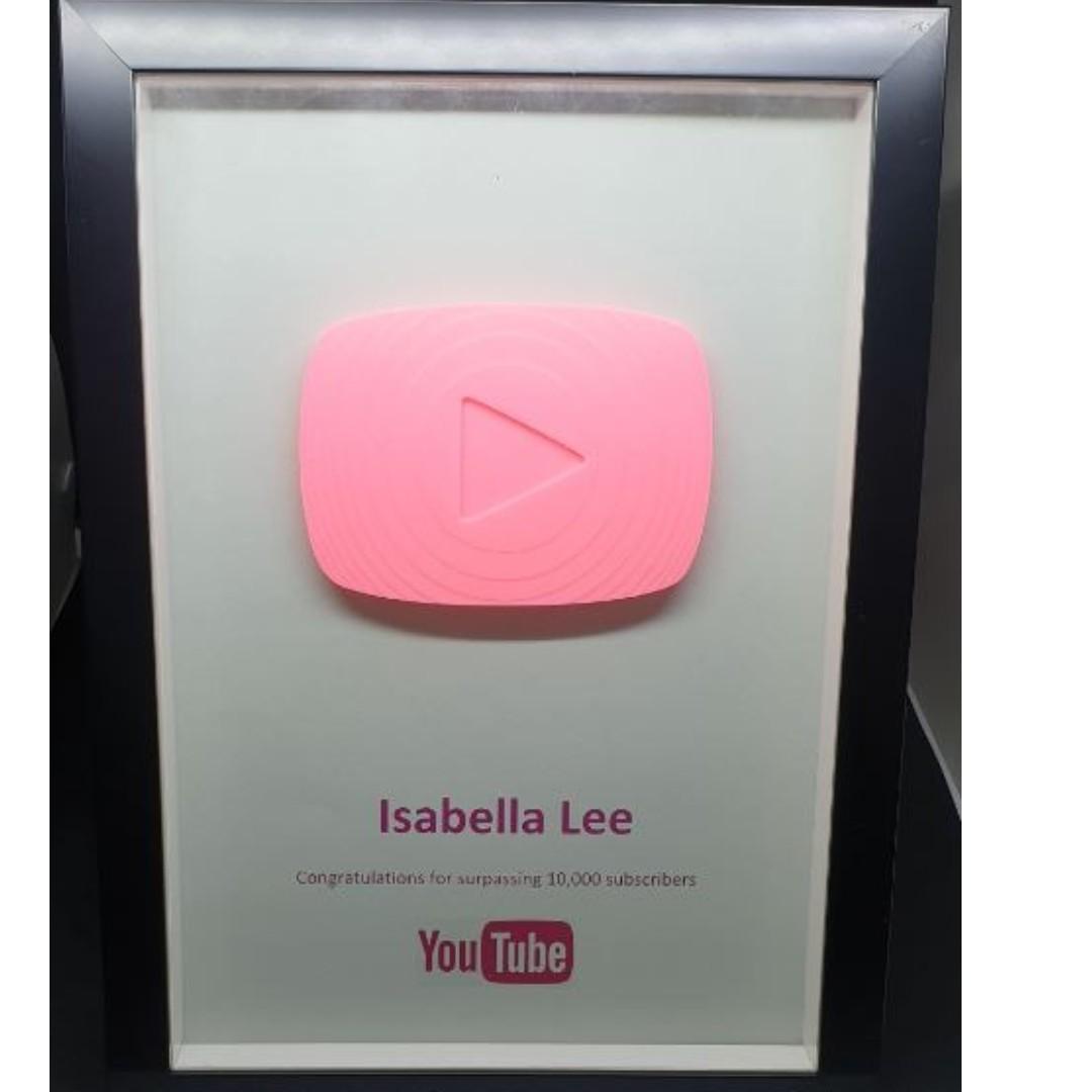Youtube Play Button Replica Design Craft Handmade Craft On