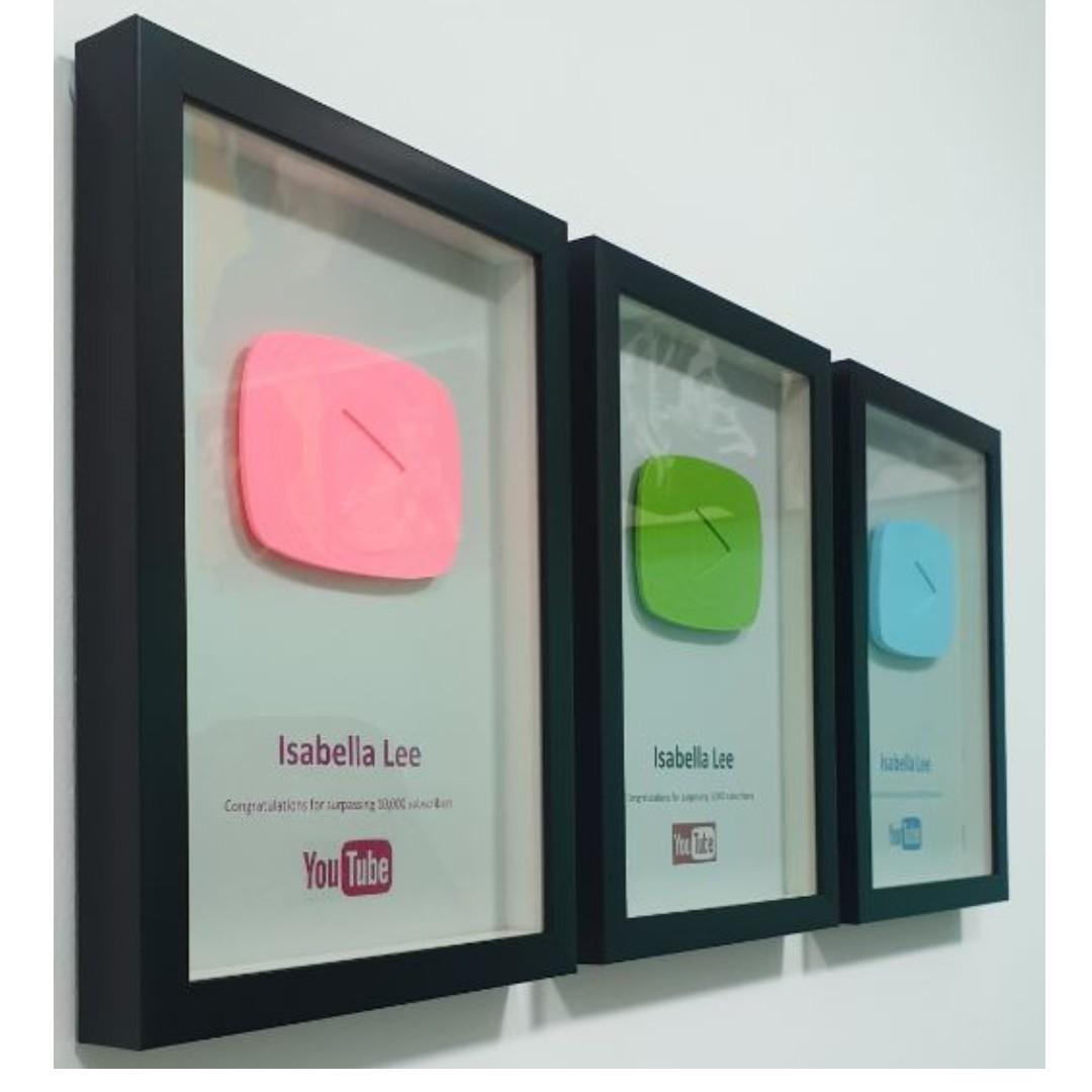 Youtube Playbutton Replica Design Craft Handmade Craft On