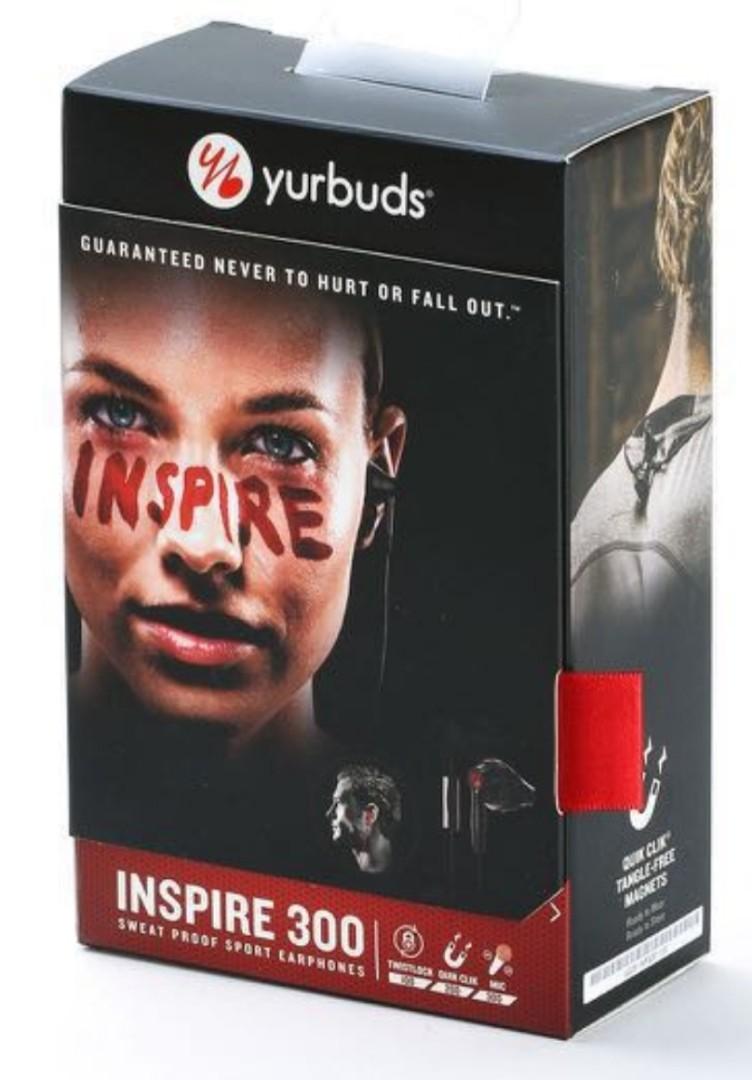 JBL Yurbuds Inspire 300 earphones with mics