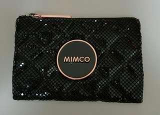 Mimco black mesh mash small pouch - Brand new