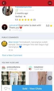 Testi dari customer lagi yg lupa make offer dulu hehehe