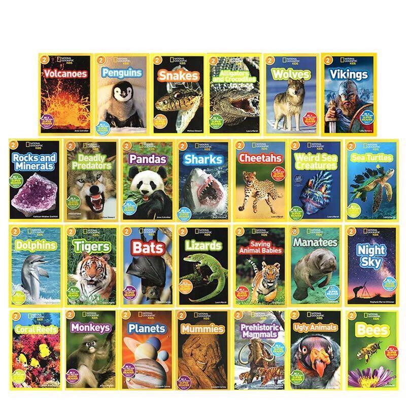 25 Books National Geographic Kids Level 2 Set