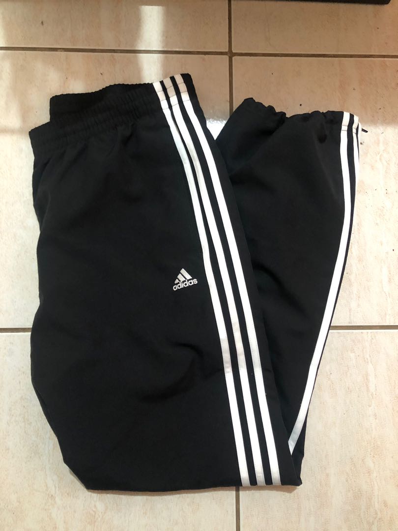 Men's Adidas Climalite Team Black Training Sweat Pants Sz. XL | eBay
