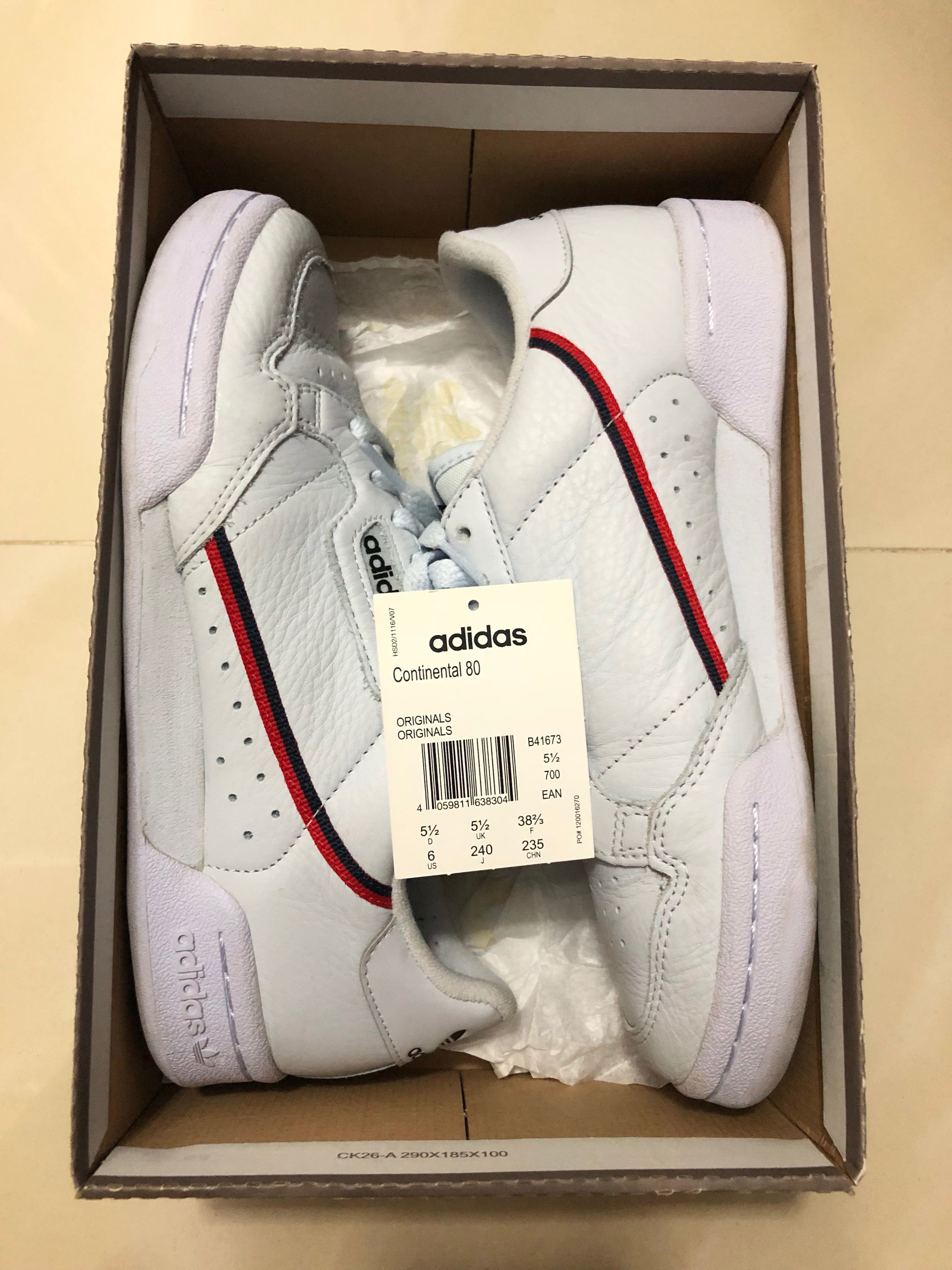 Adidas Continental 80 Aero Blue Women s Fashion Footwear