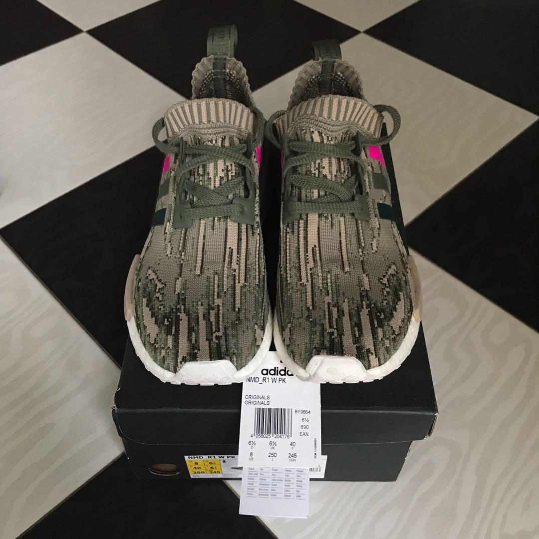Adidas NMD R1 W PK Camo Pink Glitch Japan Women s Fashion