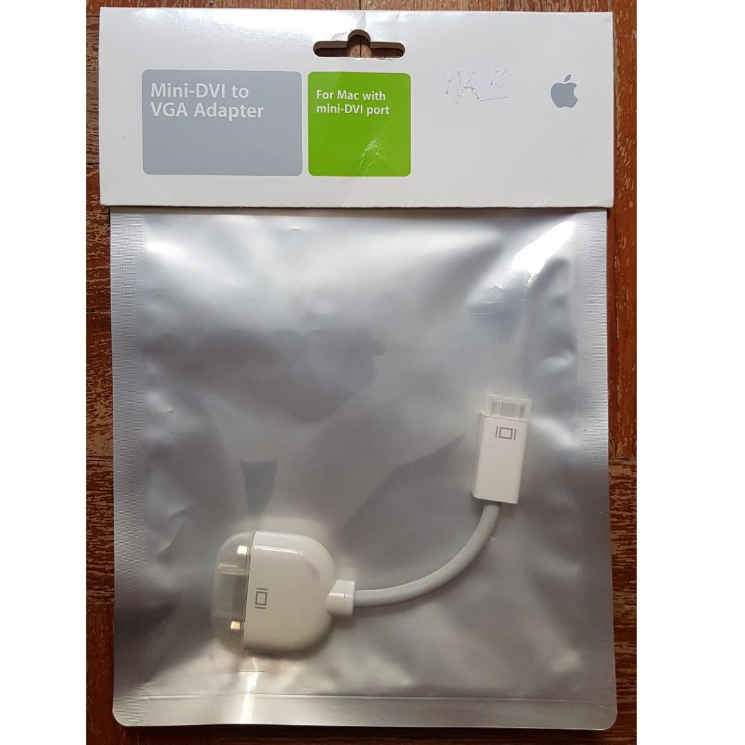 Mini Dvi To Vga Monitor Projector Adapter Converter For Macbook Old Version Shopee Singapore