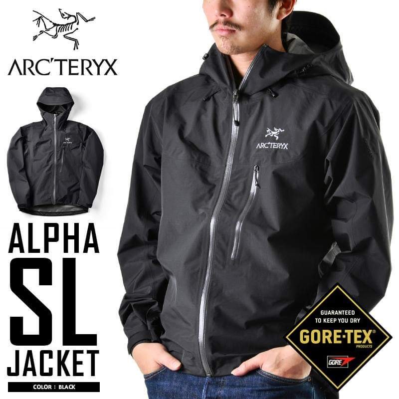 正貨預訂：Arcteryx Men's Alpha SL Jacket Gore Tex, 男裝, 外套及