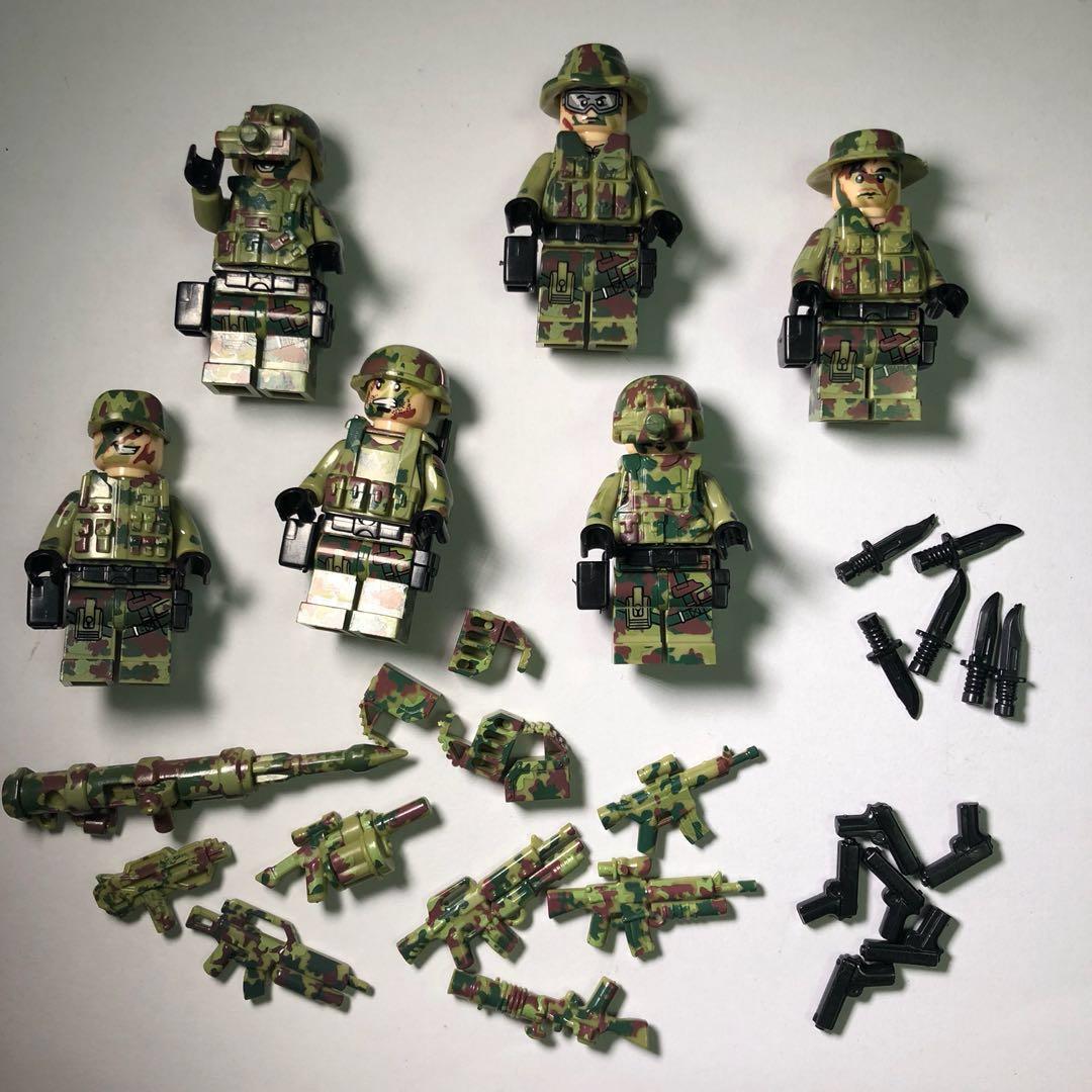 Lego army best sale minifigures