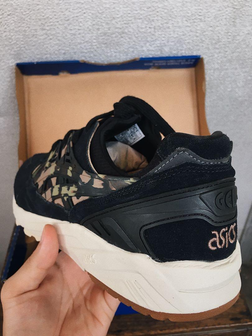 asics gel kayano trainer black martini olive