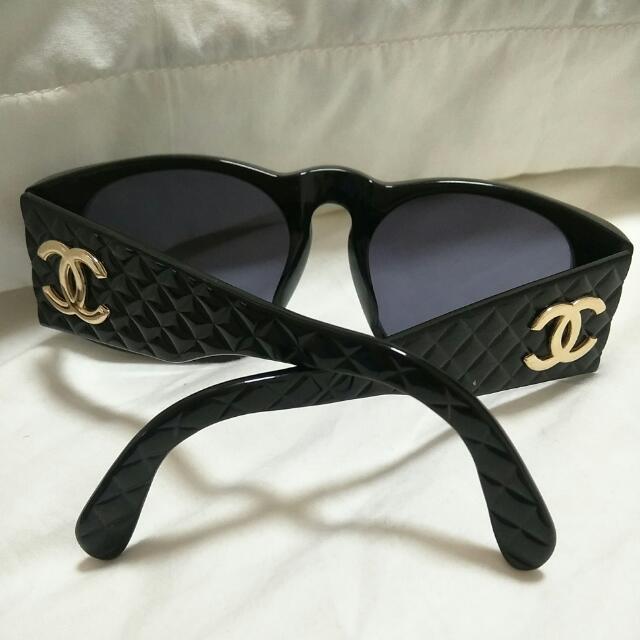 Authentic Vintage BLACK CHANEL QUILTED SUNGLASSES, Women's Fashion, Watches  & Accessories, Sunglasses & Eyewear on Carousell