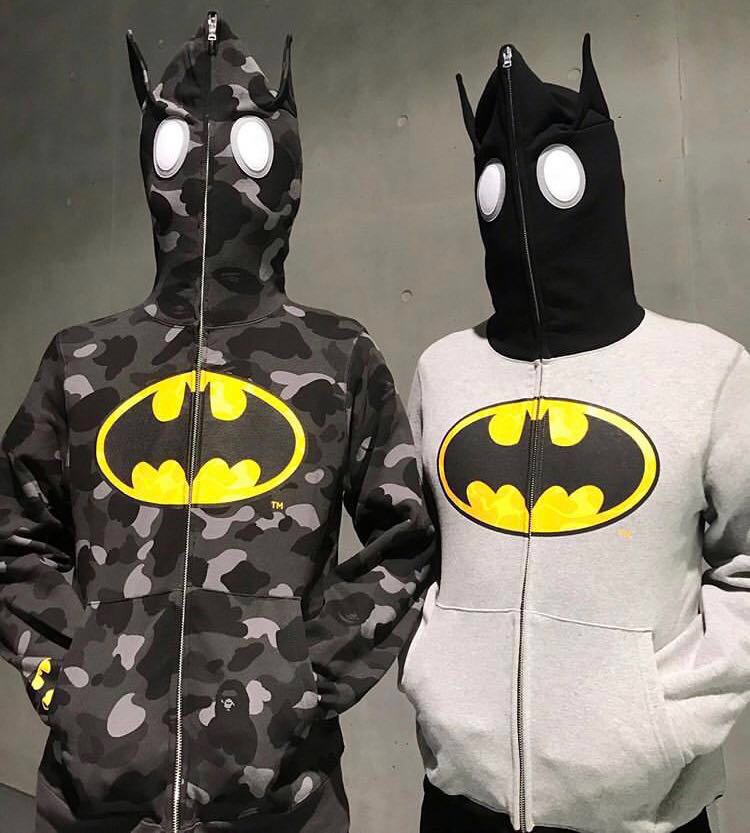 bape x dc batman hoodie