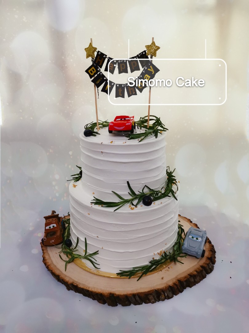 Birthday Cake Rustic Style Cake Simple Cake Food Drinks Baked