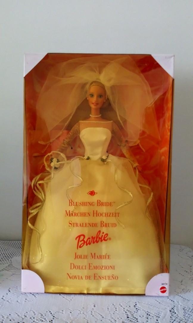 blushing bride barbie value