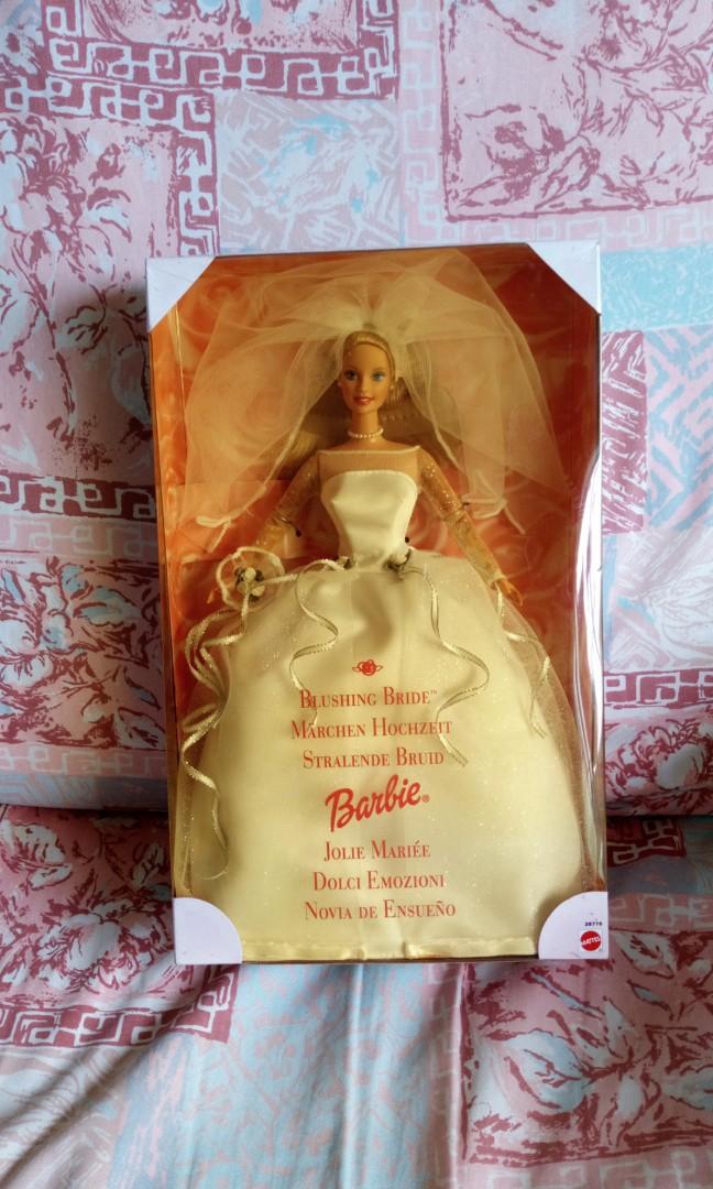blushing bride barbie value