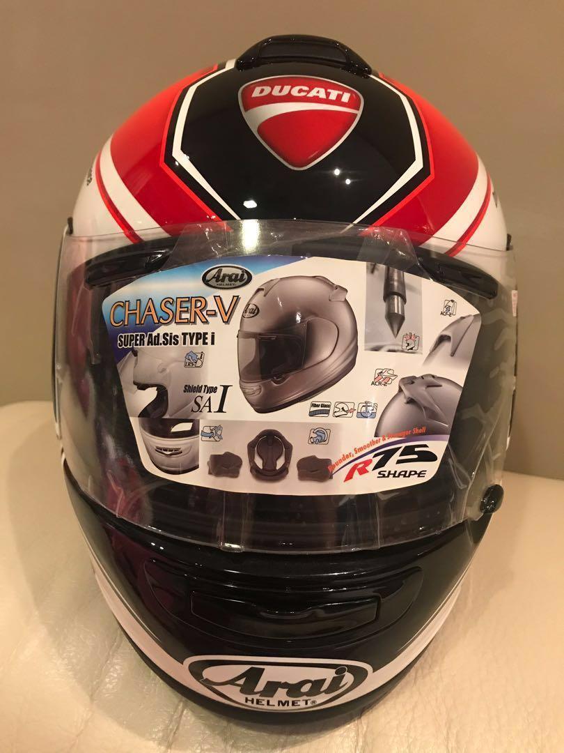 Brand New Ducati Arai Full Face Helmet Motorcycles Motorcycle