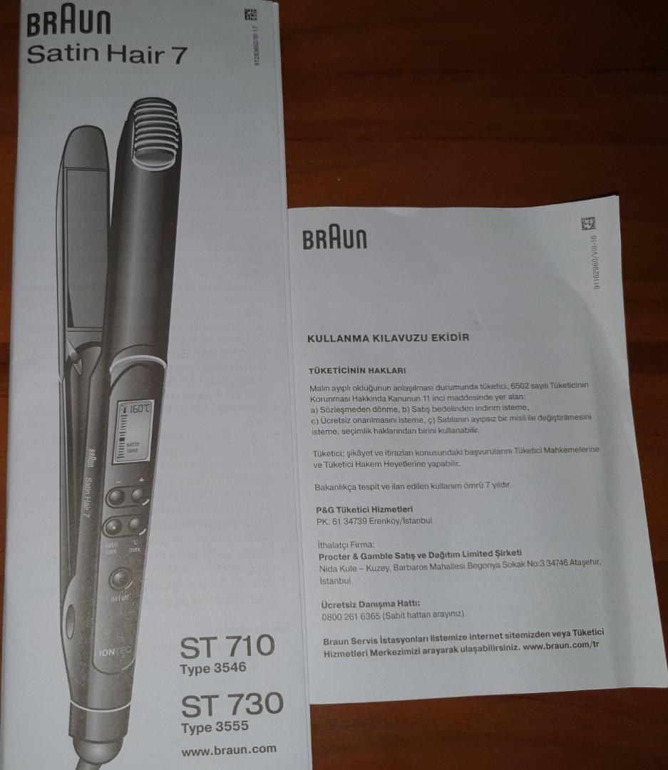 Braun Satin Hair 7 Straightener Health Beauty Hair Care On Carousell