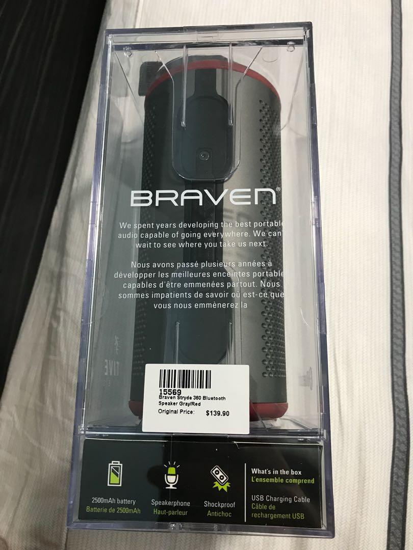 BRAVEN Brv Mini Rugged Portable Speaker - Black (Retail Price: $79