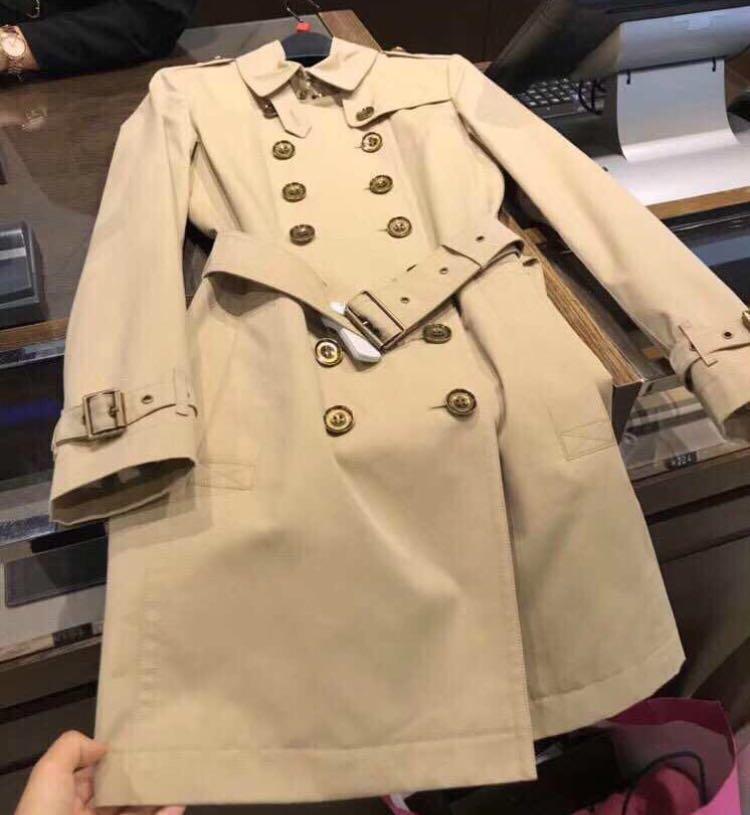 burberry blue trench coat