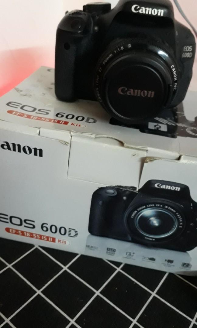 canon eos 600d full kit with box