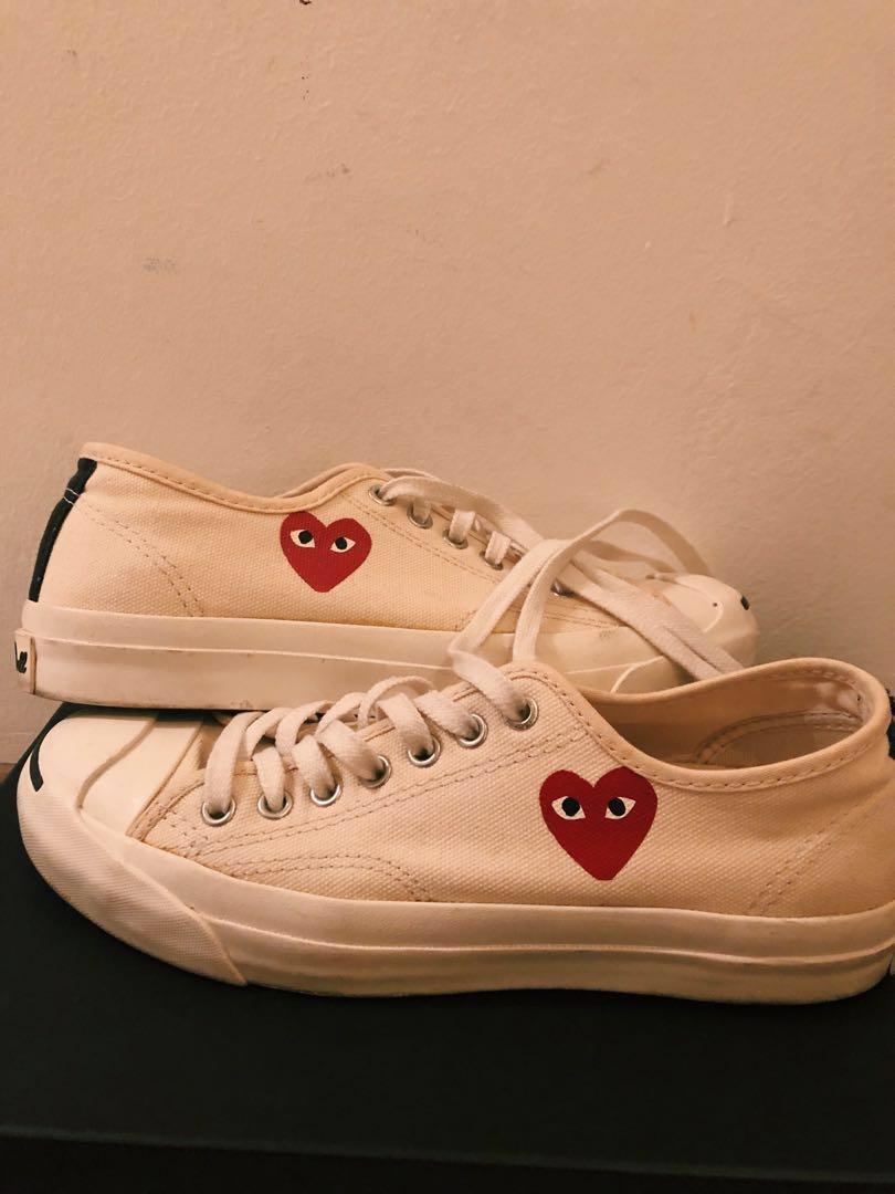 converse jack purcell x comme des garcons play