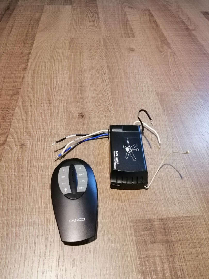 Fanco Ceiling Fan Remote Control and Receiver, Furniture & Home Living