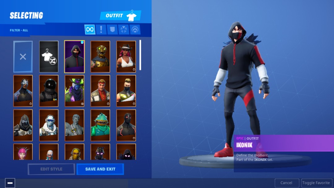 Fortnite Ikonik Skin Acc Video Gaming Video Games On Carousell