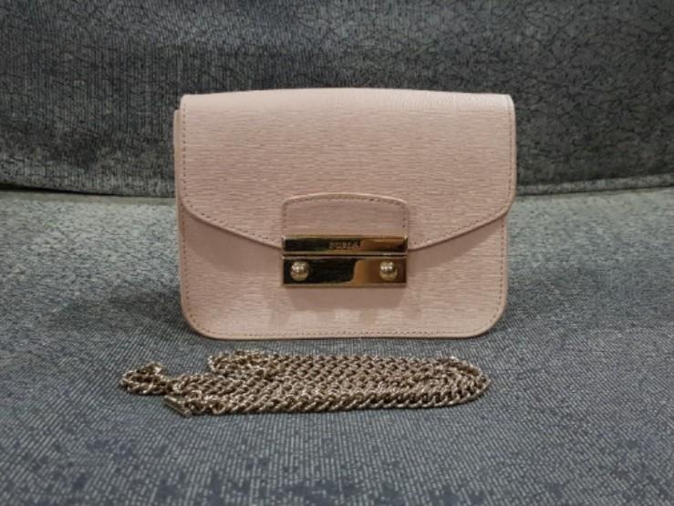 Furla Julia Mini Crossbody Pale Pink