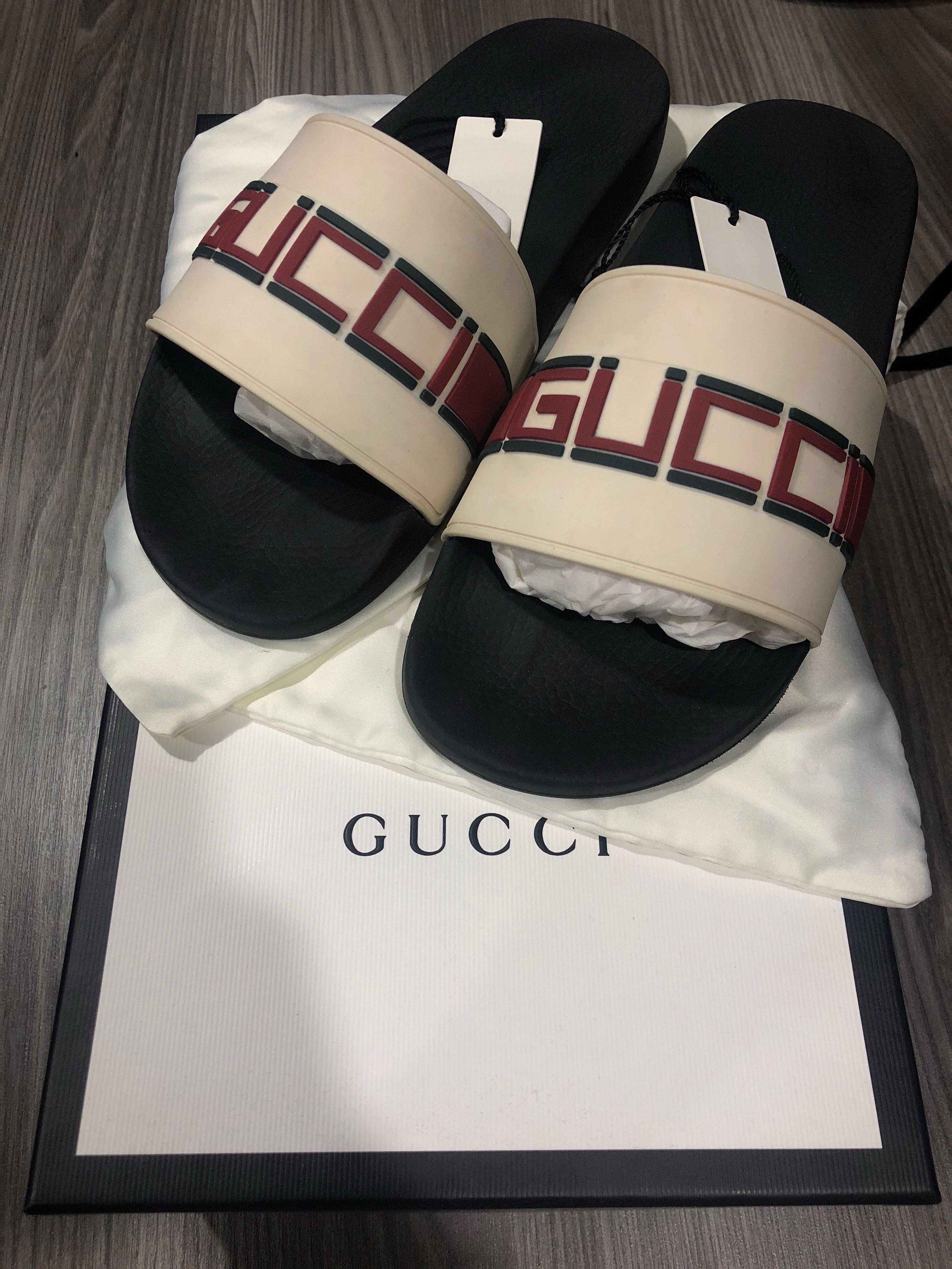 Gucci beach slides sales