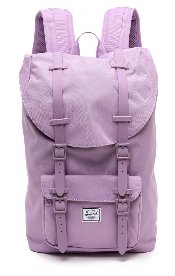 Herschel little America backpack purple Carousell
